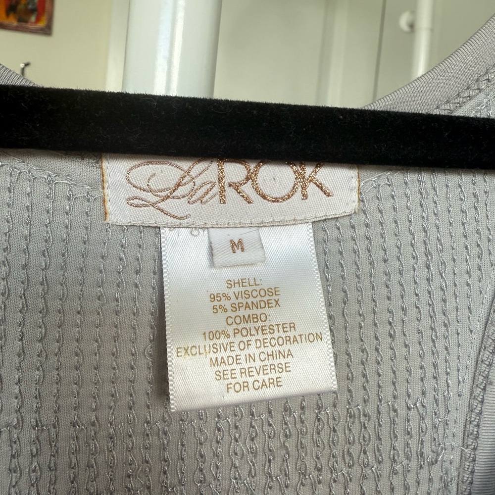 LaRok Silver Mini Dress - Picture 6 of 6